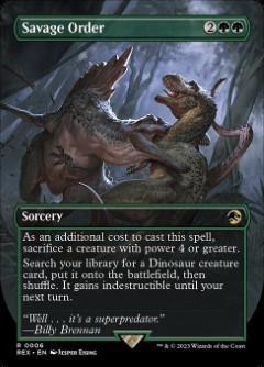 Savage Order Jurassic World Collection Bordless